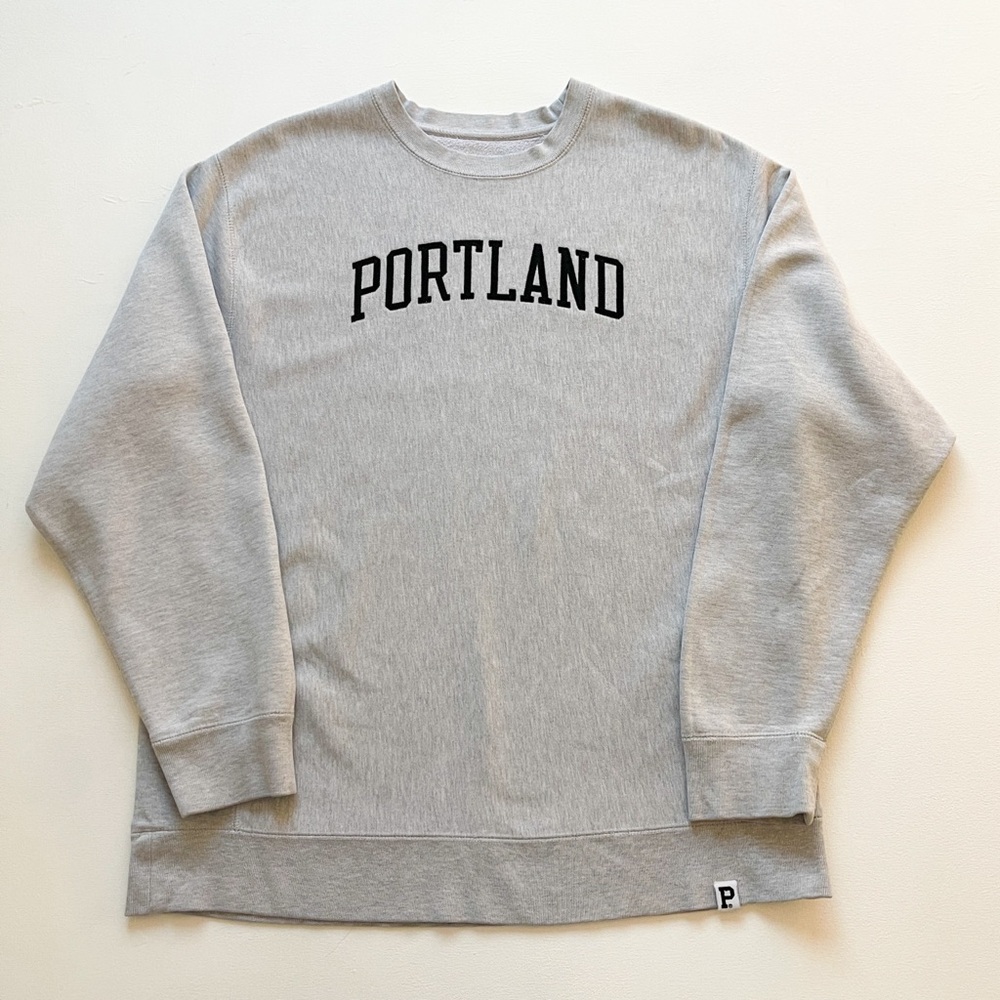 Embroidered Portland Crewneck Sweatshirt
